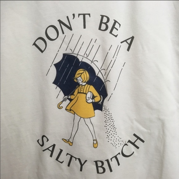 LAST CHANCE Morton’s Salt Girl Funny Graphic Tee - Picture 3 of 7